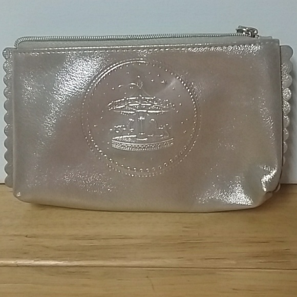 Estee Lauder Handbags - Estee Lauder 8" x 5" Gold Cosmetic Bag